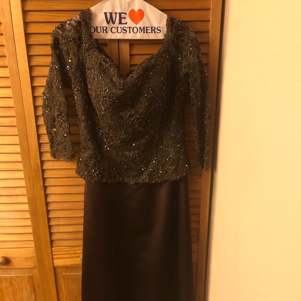 Brown cocktail dress
